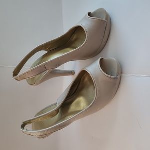 Cinderella of Boston Tan High Heels